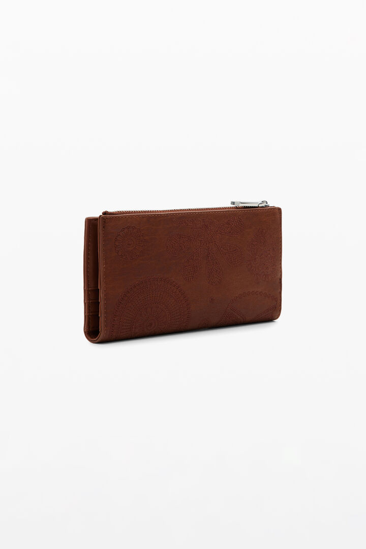 Large embroidered wallet | Desigual