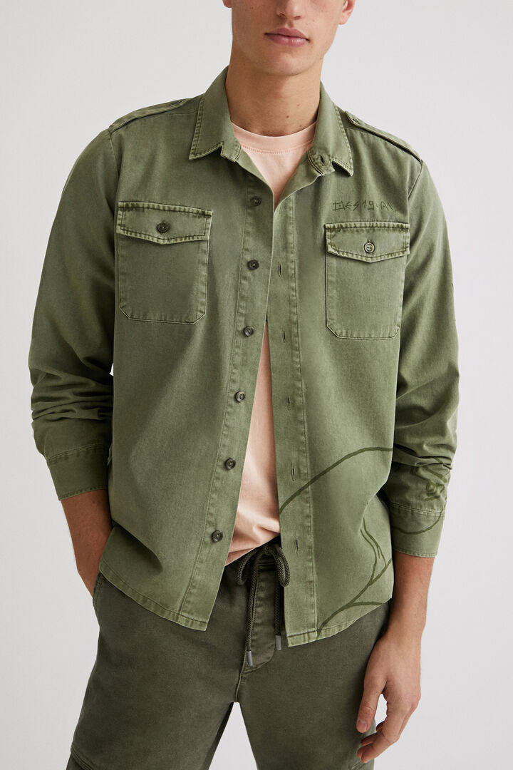 Surchemise militaire coton | Desigual