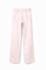 Texans wide leg straight Maitrepierre | Desigual