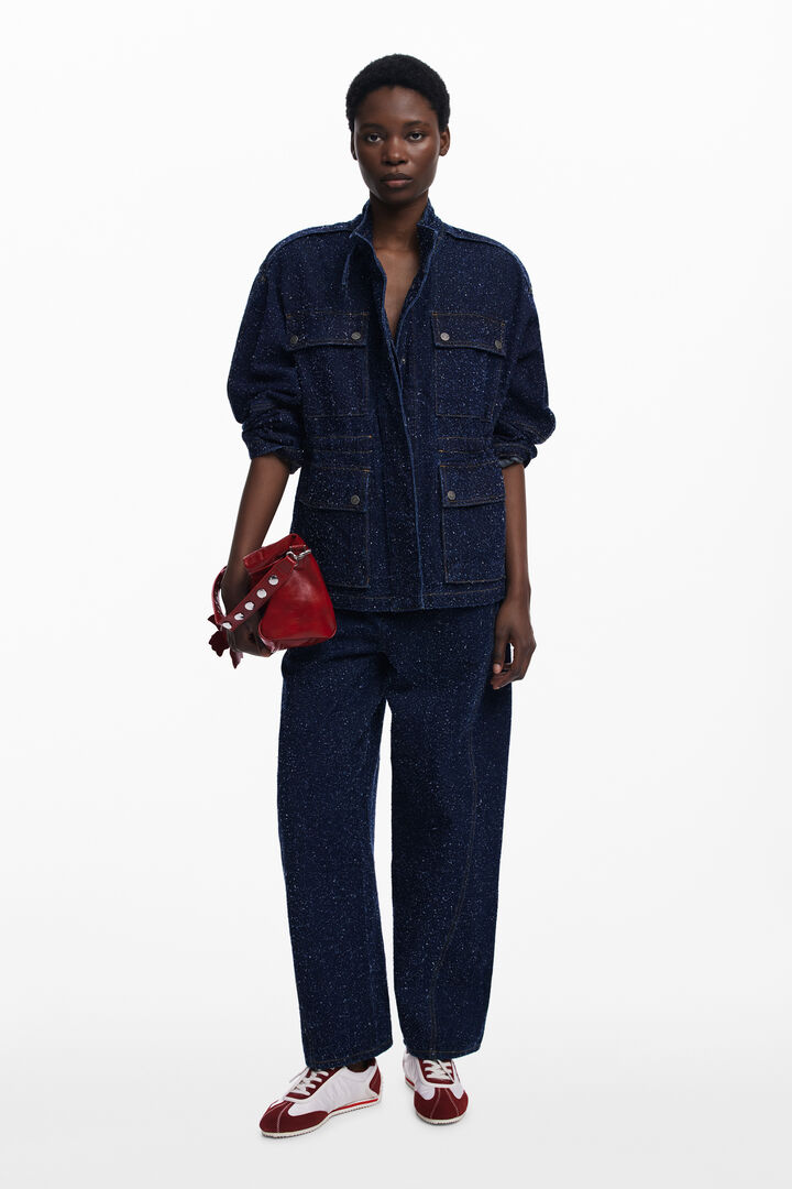 Two-tone denim trousers | Desigual