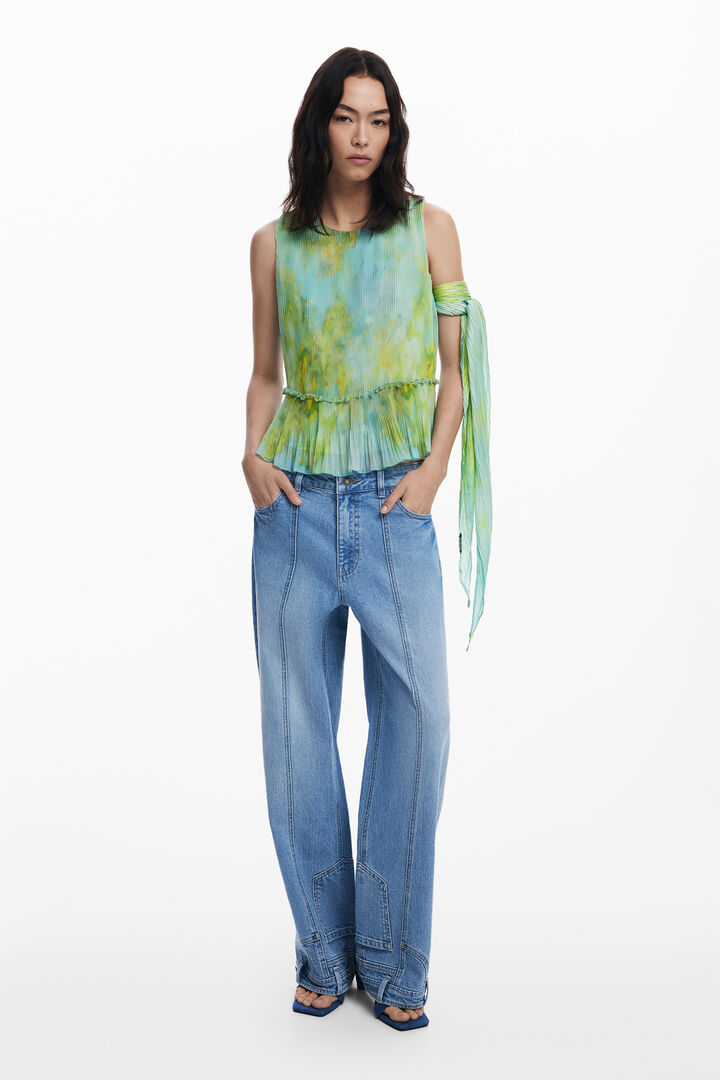 Lenço amassado aquarela | Desigual