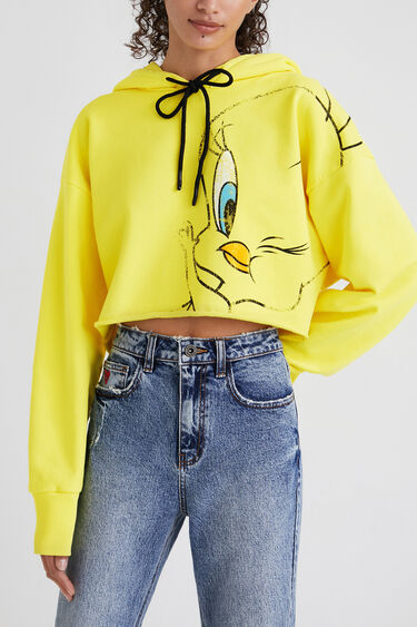 Cropped Tweety sweatshirt | Desigual