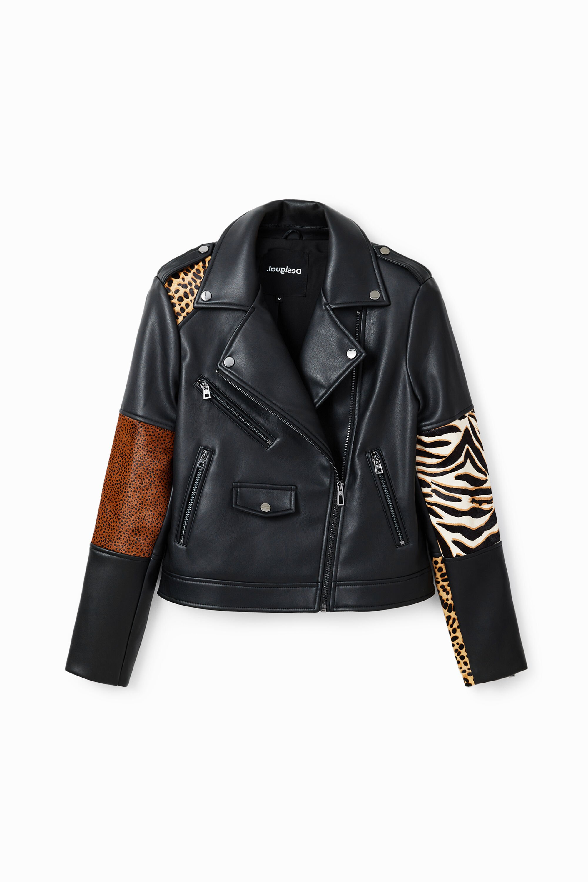 Bikerjacke Leder Patch