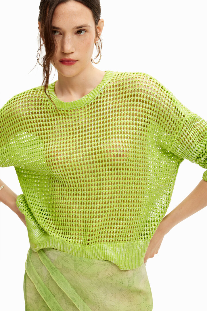 Textured knit sweater | Desigual