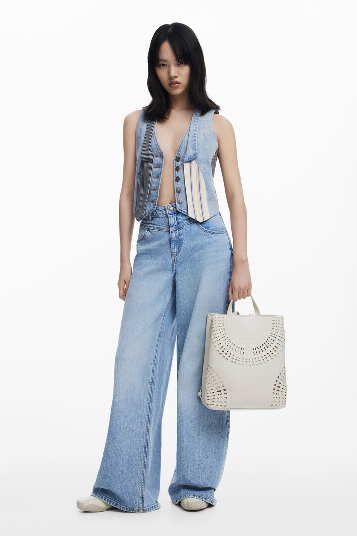 Medium perforated backpack | Desigual
