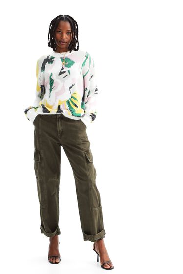 Oversize arty pullover | Desigual