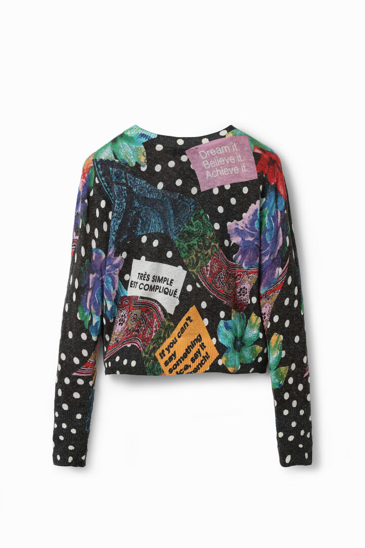 Polka dot and paisley jumper | Desigual