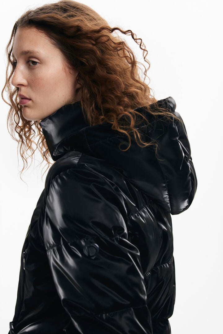 Padded coat with hood | Desigual
