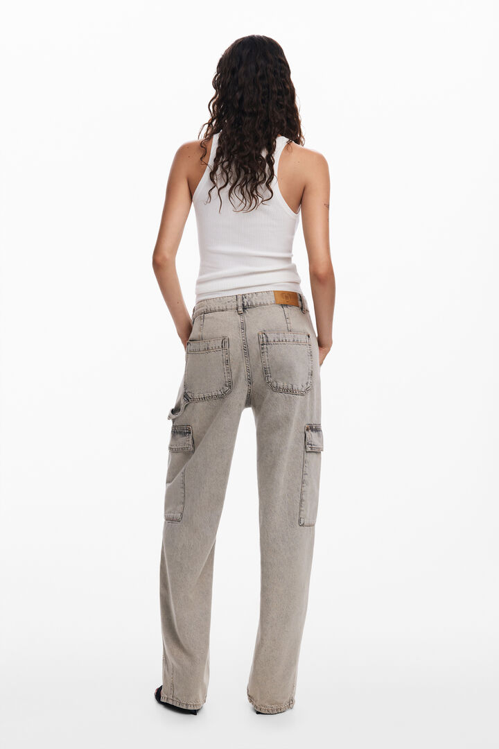 Pantalón vaquero cargo | Desigual
