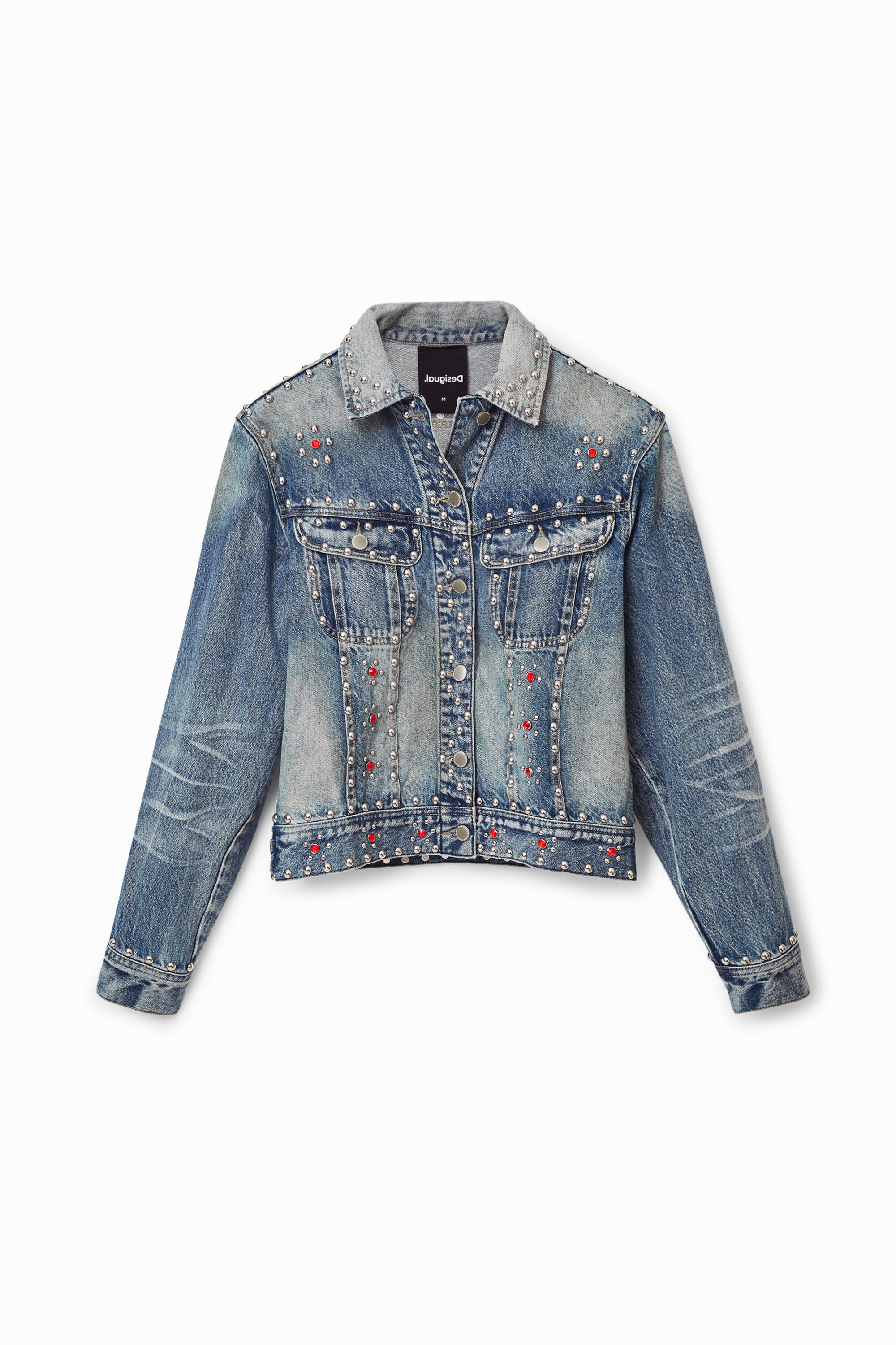 在庫処分 未着用 美品 Desigual ストレッチデザインGジャン 34号 tdh