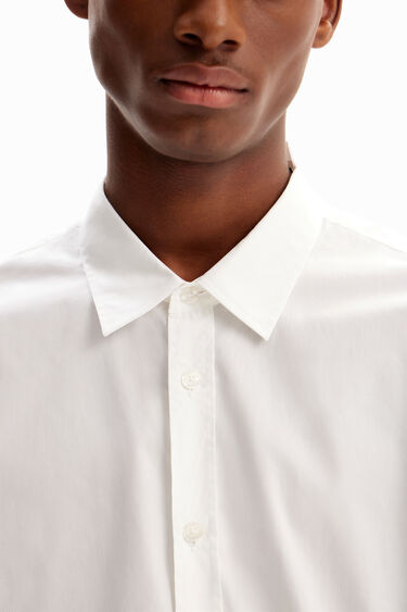 Basic shirt with contrasting details | Desigual