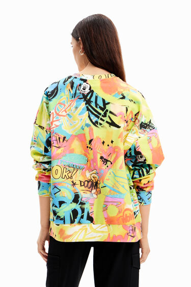 Sweat-shirt oversize Mickey Mouse | Desigual