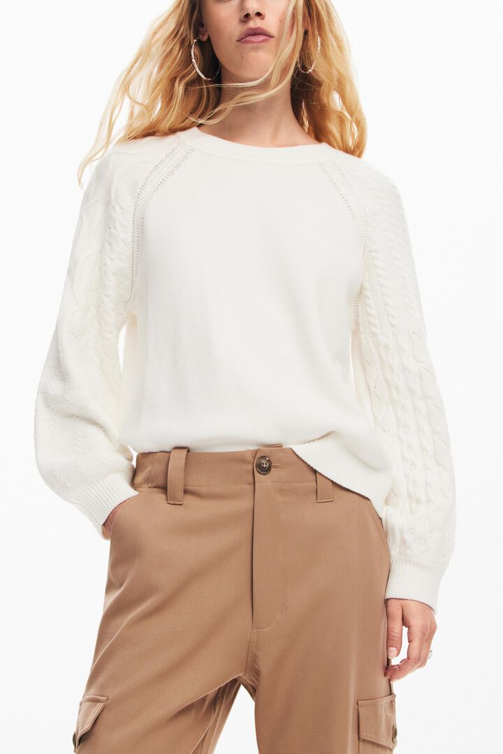 Jersey mangas textura | Desigual