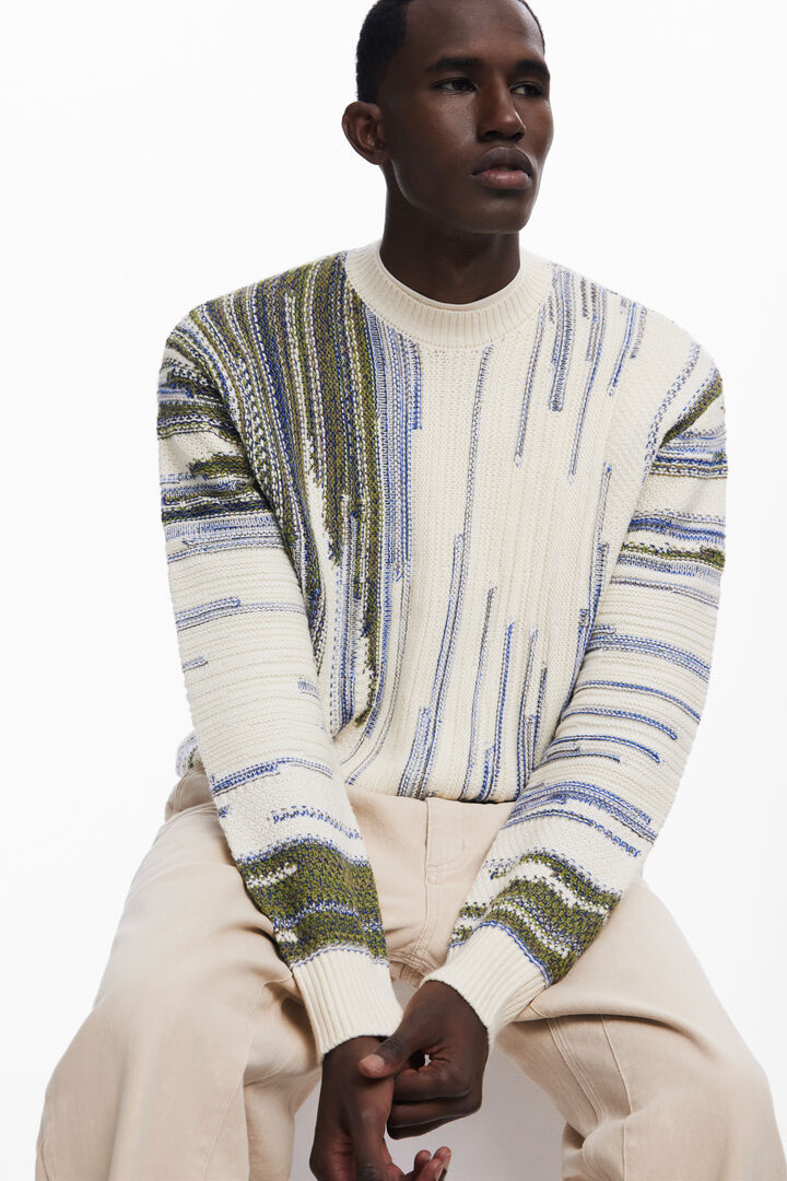 Arty printed sweater | Desigual