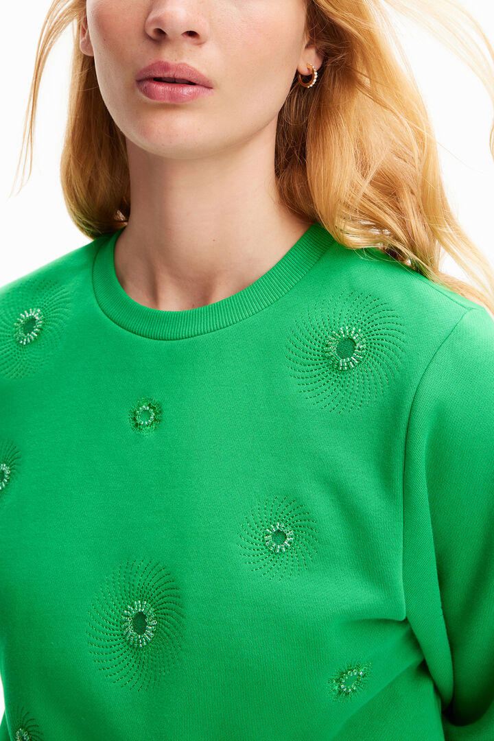 Bluza geometryczne hafty | Desigual