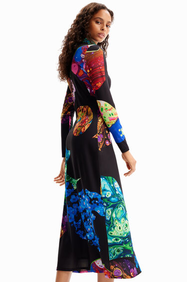 Slim mineral midi dress | Desigual