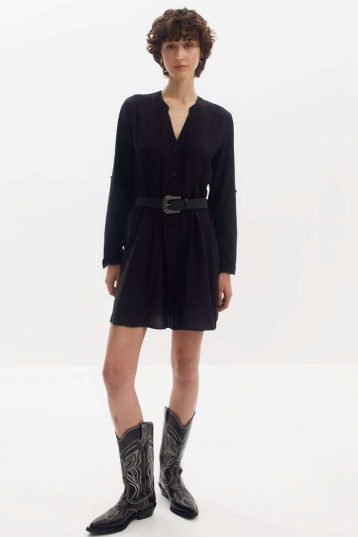Shirt dress with belt | Desigual