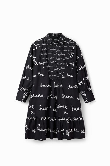 Short message tunic dress | Desigual