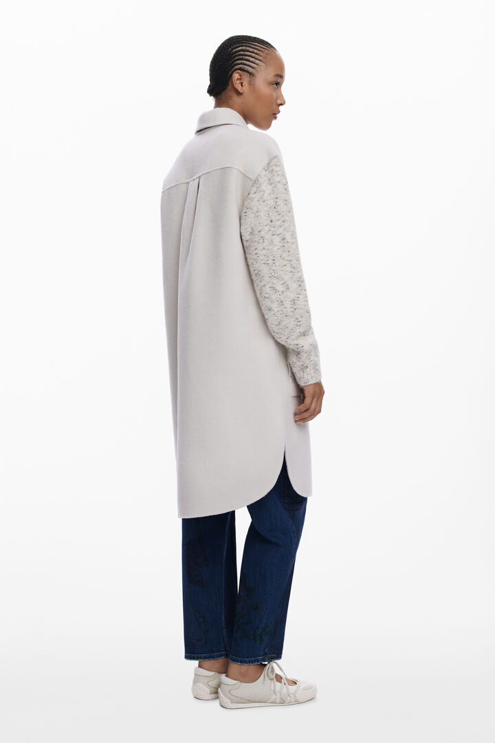 Light combined cloth coat | Desigual