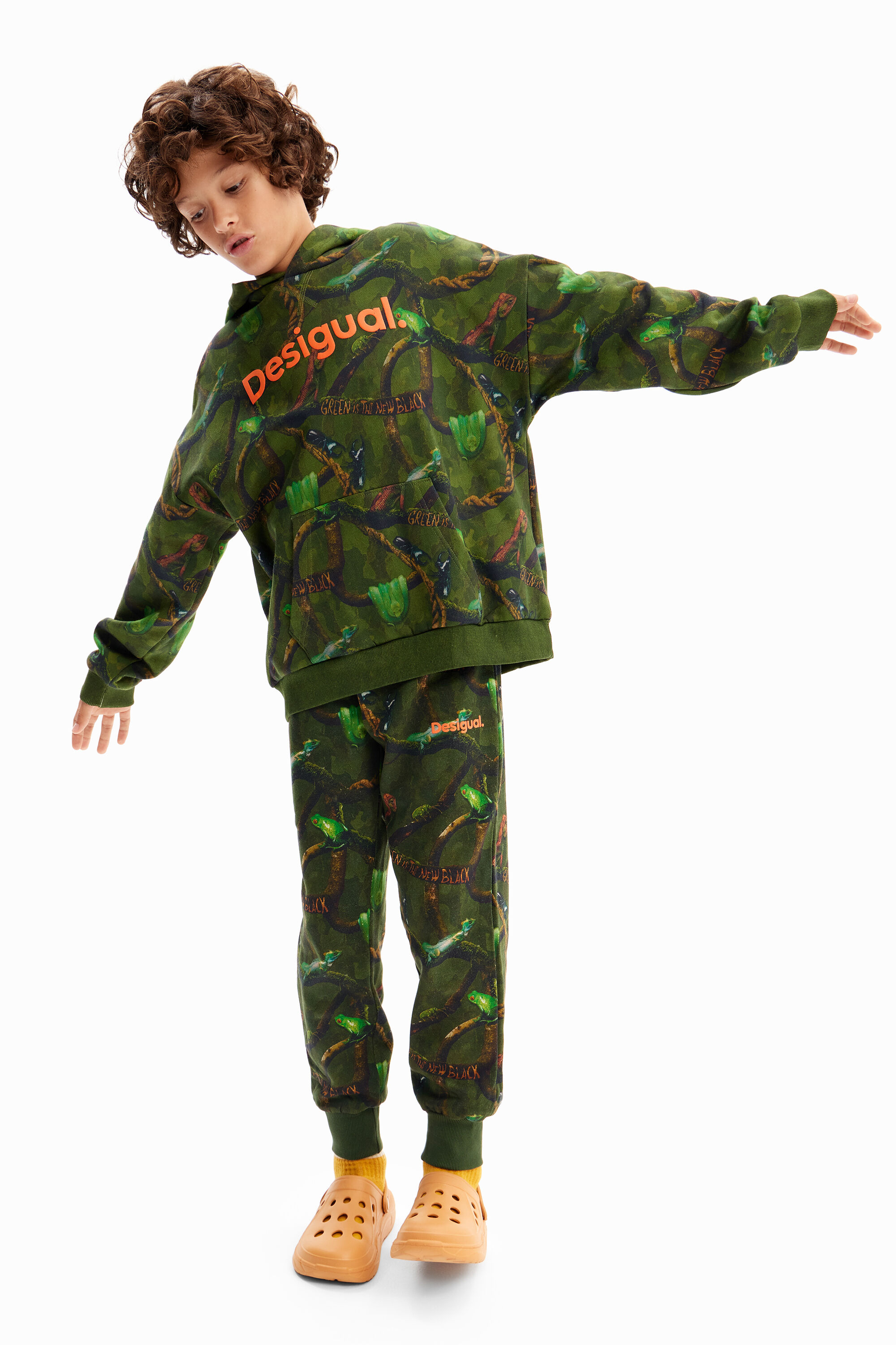Desigual Camouflage hoodie