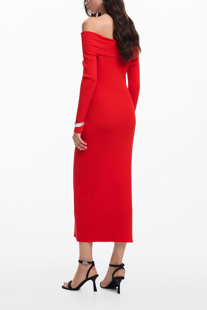 Vestido escote bardot | Desigual