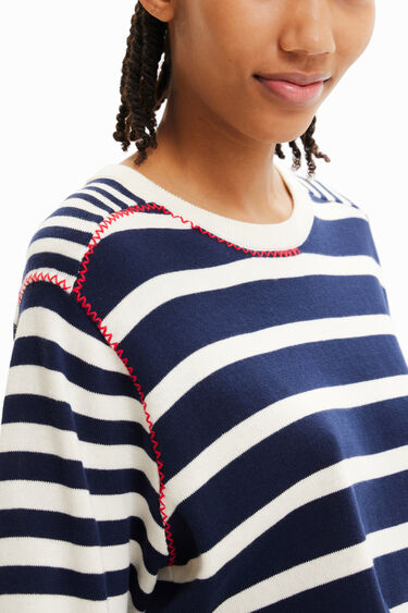 Jersei ratlles marineres | Desigual
