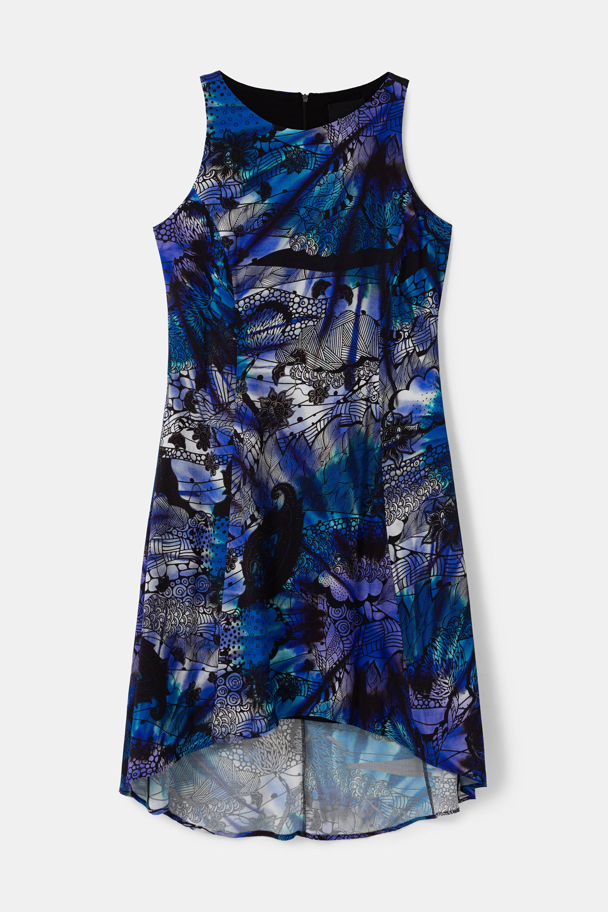 Sleeveless floral dress