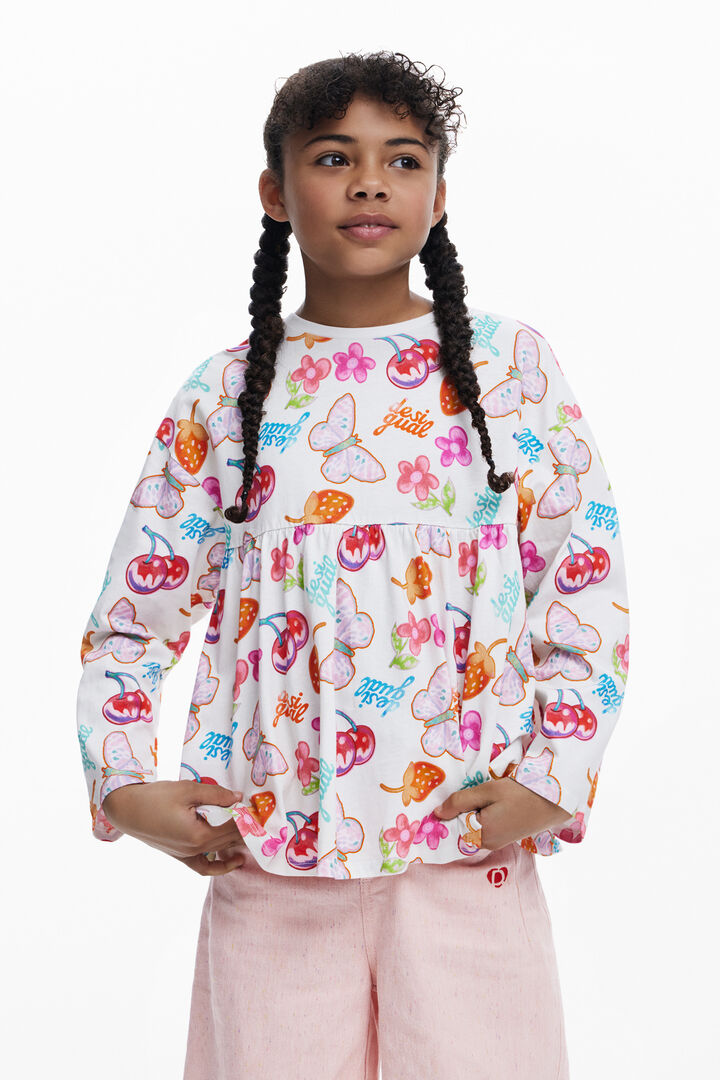 A-line fruit T-shirt