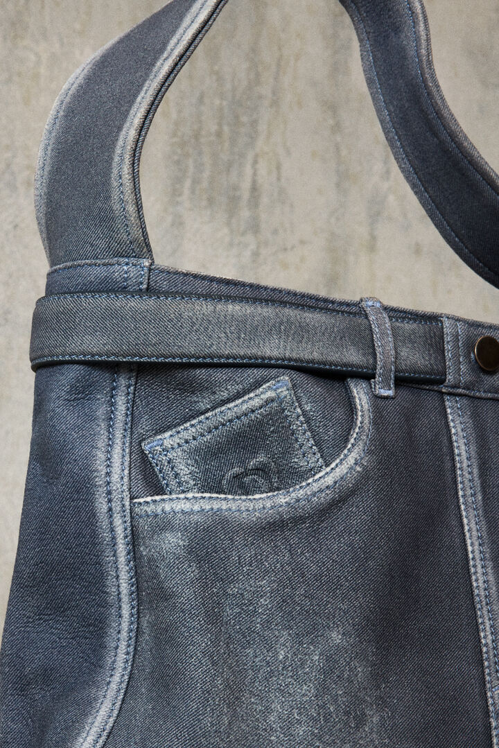 Grand sac en cuir denim studio | Desigual