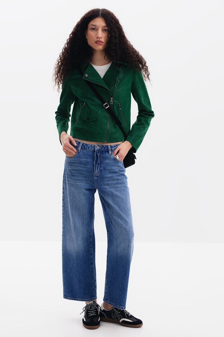 Textured biker jacket | Desigual