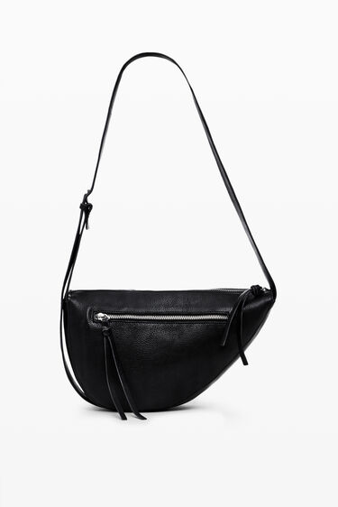 Bolso mediano piel cremalleras | Desigual