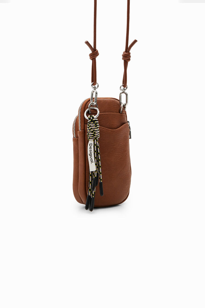 Portamóvil-monedero efecto piel | Desigual