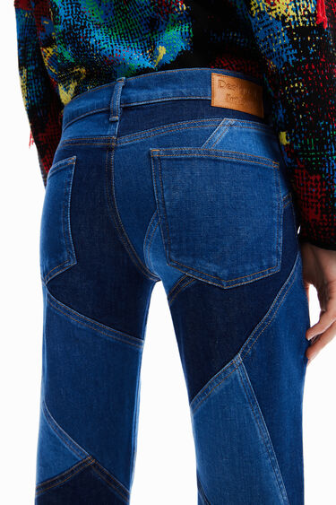 Texans flare patch María Escoté | Desigual