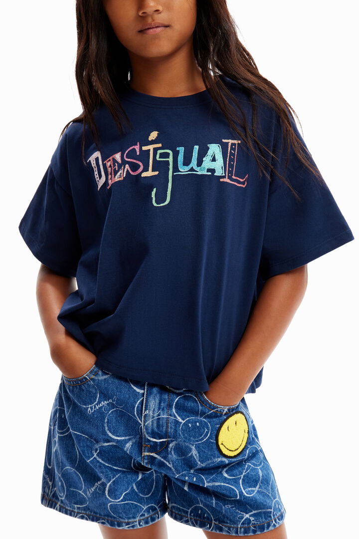 Multicolour logo T-shirt | Desigual