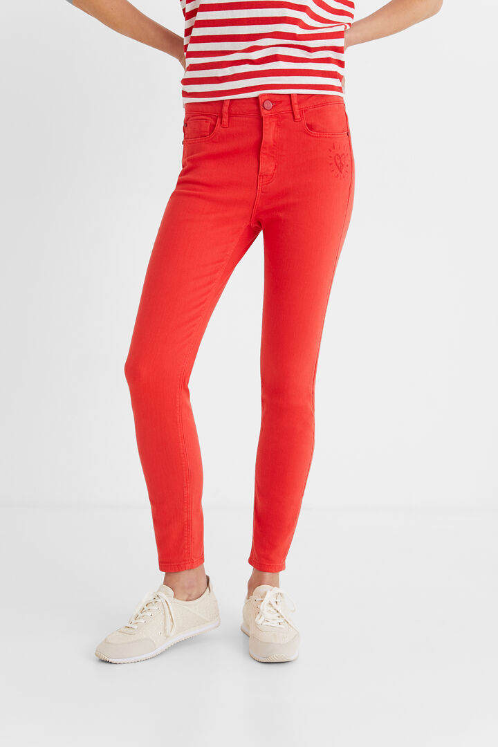 Skinny cropped jeans | Desigual