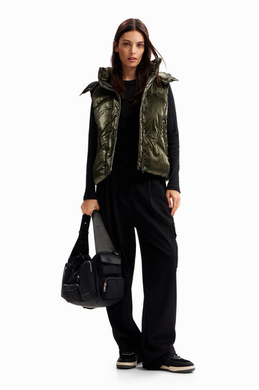 Gilet matelassé moiré | Desigual