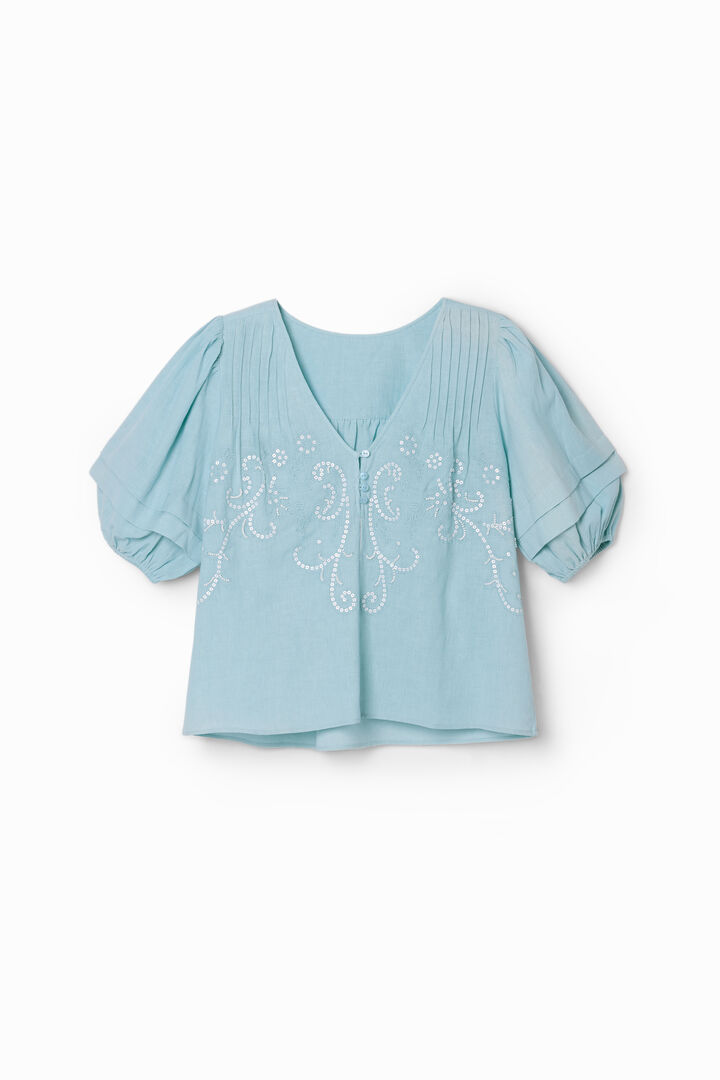 Embroidered boho blouse | Desigual
