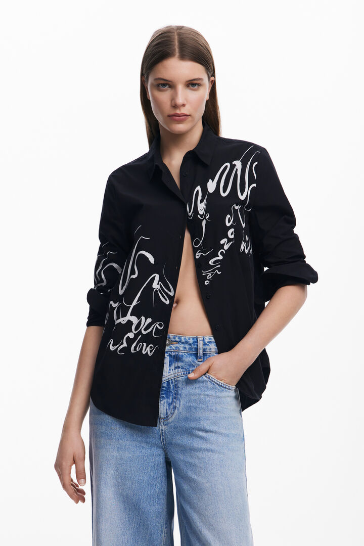 Inkoustově potištěná košile