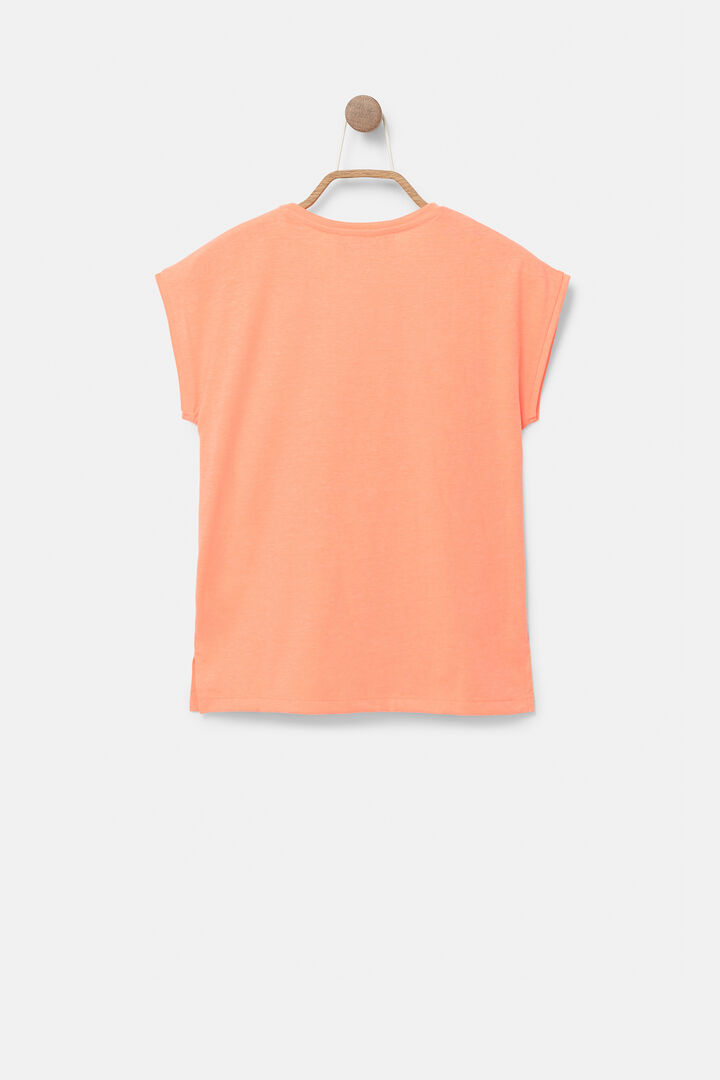 T-Shirt mit Tasche und Meeresmotiv | Desigual