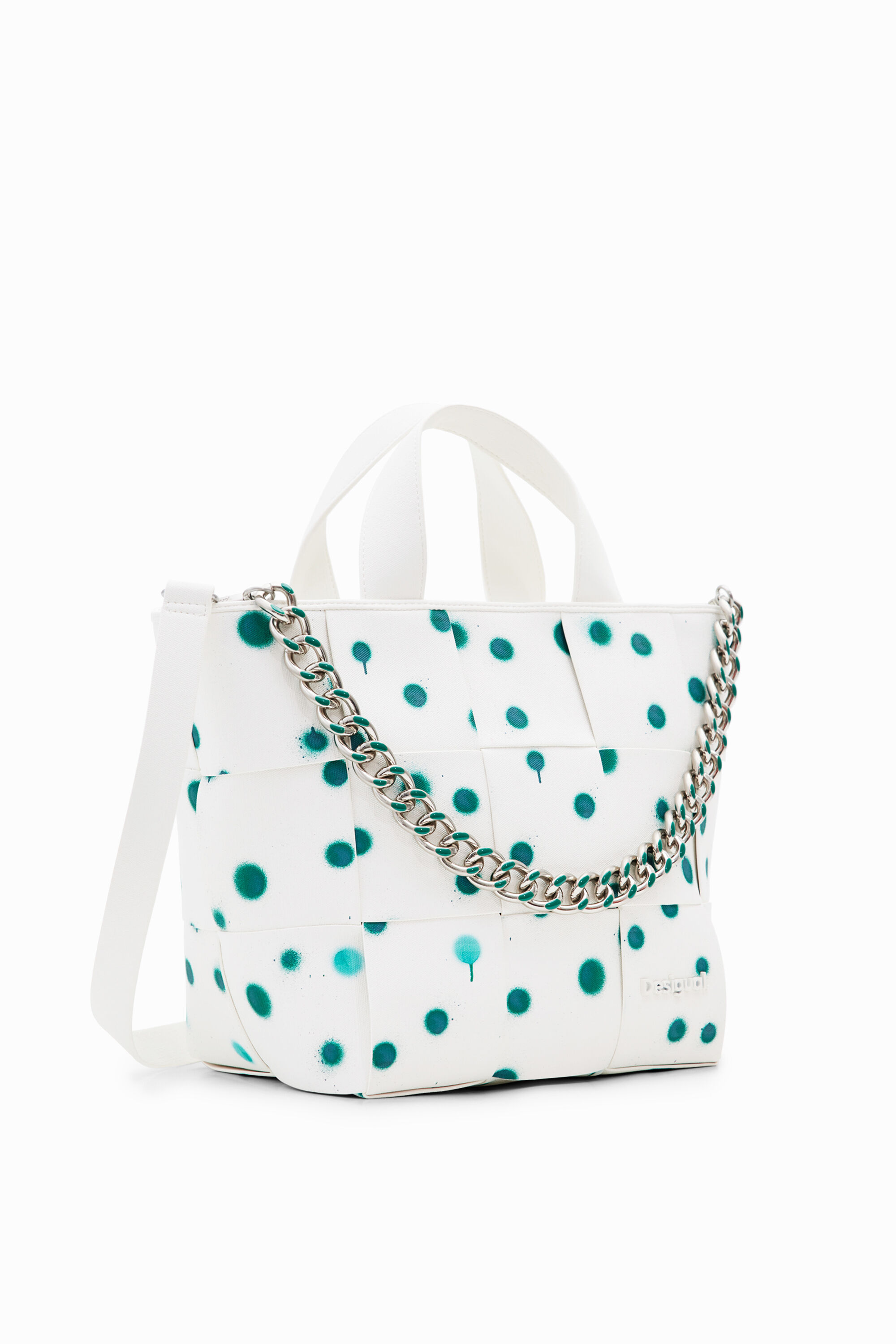 Desigual M droplets tote bag