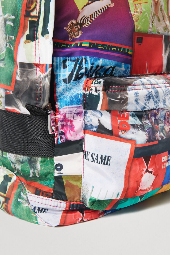 Mochila plegable postales | Desigual