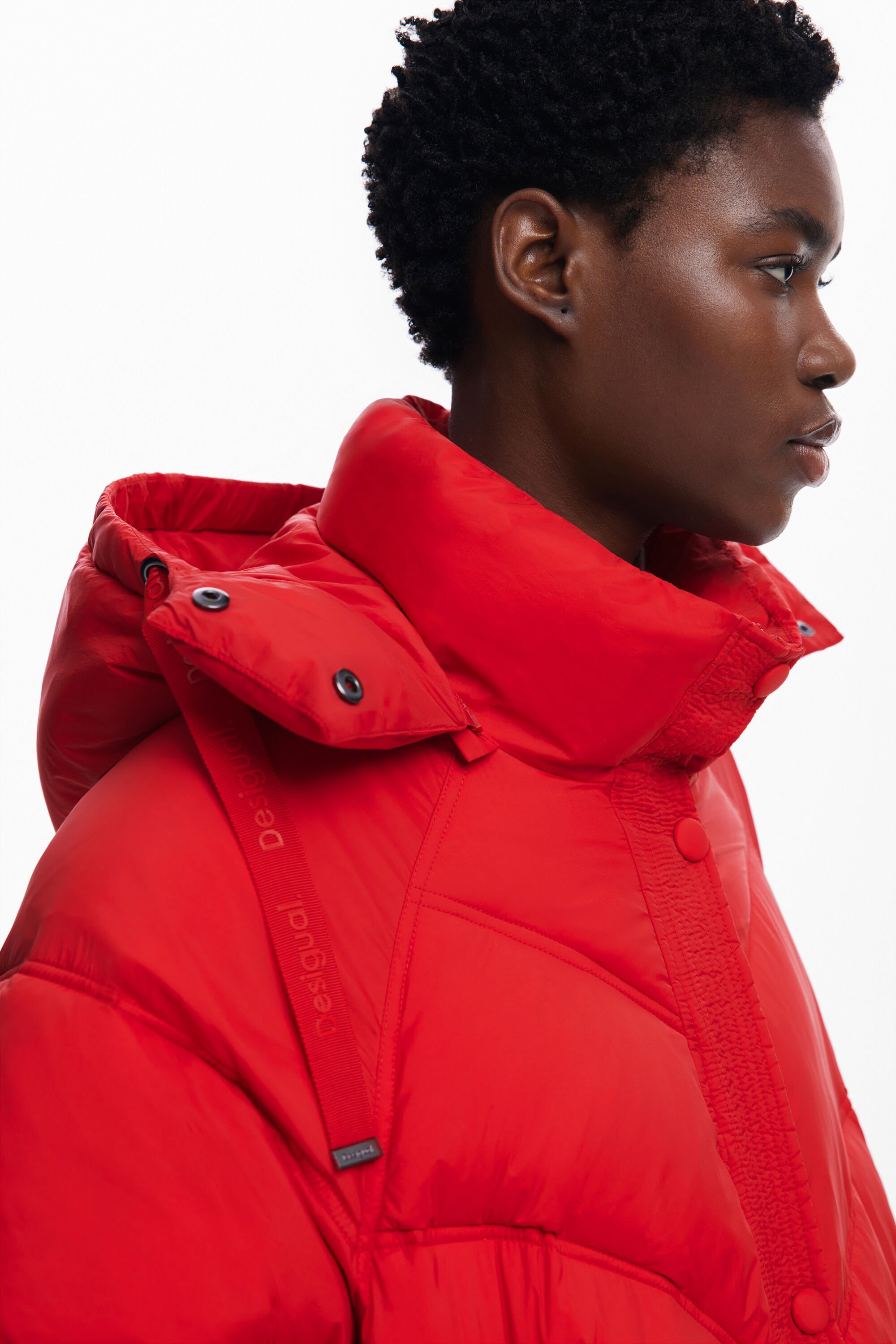 Long padded coat