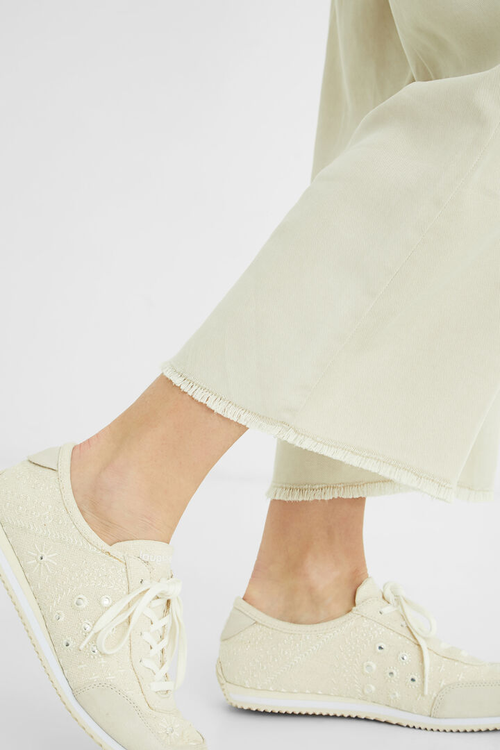 Cropped Culotte Trousers | Desigual