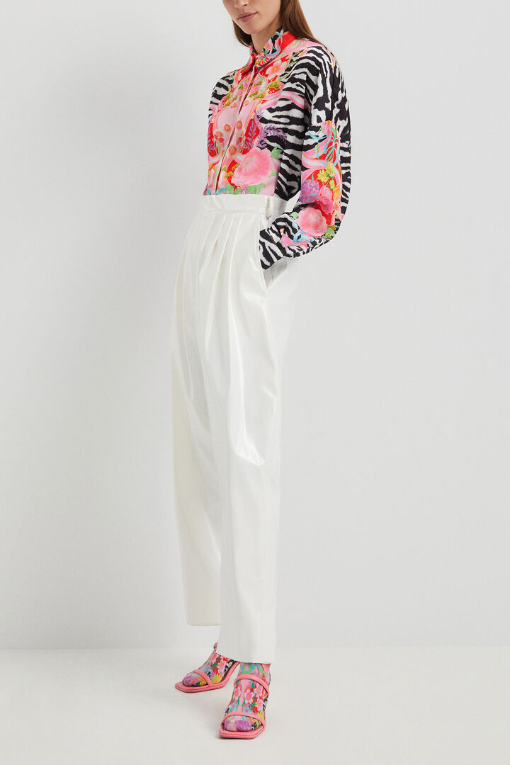 Camisa cebra flores | Desigual
