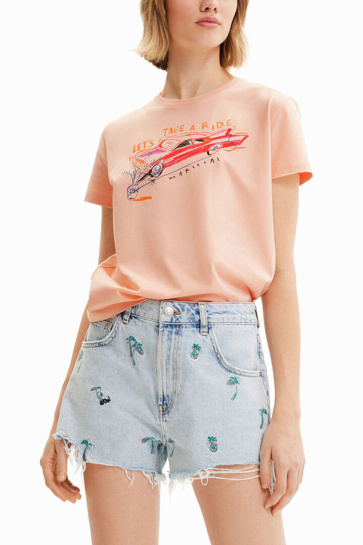 Camiseta slim ilustración | Desigual