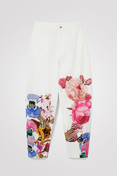 Pantalon baggy fleurs M. Christian Lacroix | Desigual