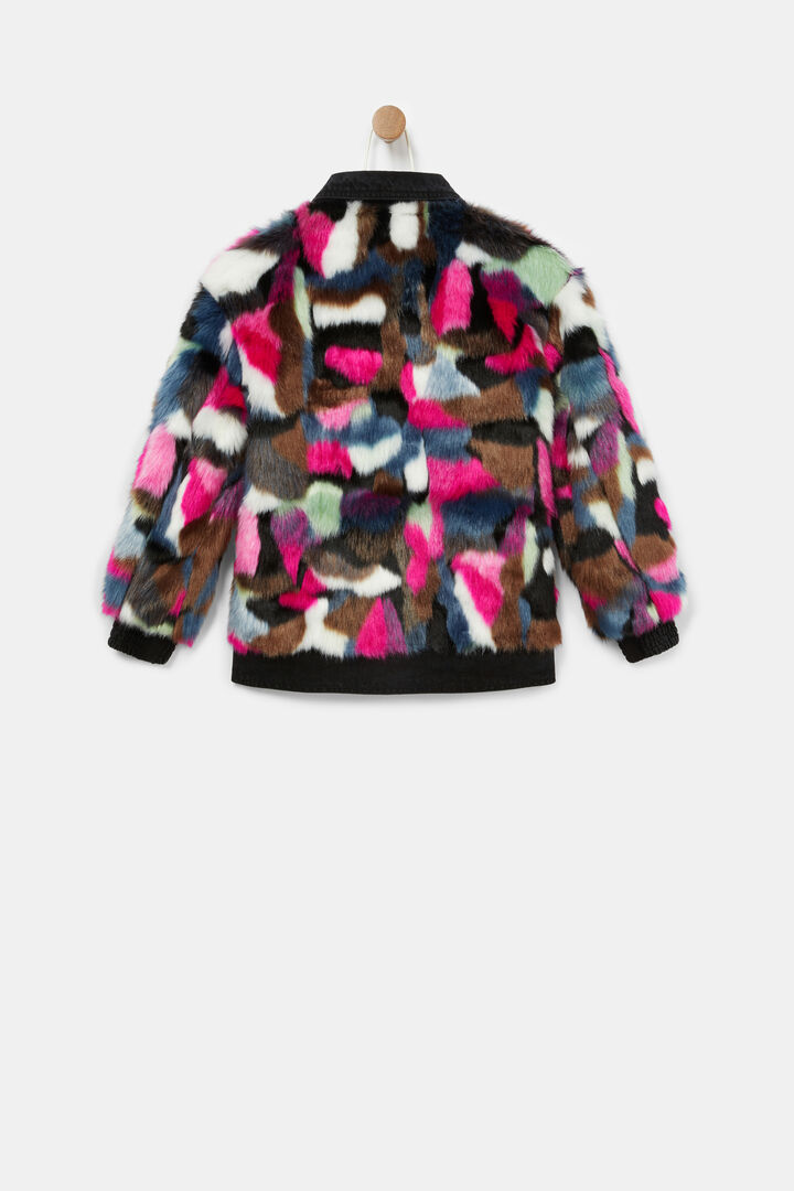 Soft fur trucker jacket | Desigual