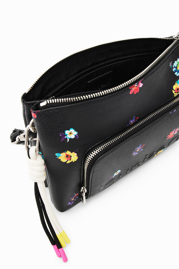 Small floral crossbody bag | Desigual