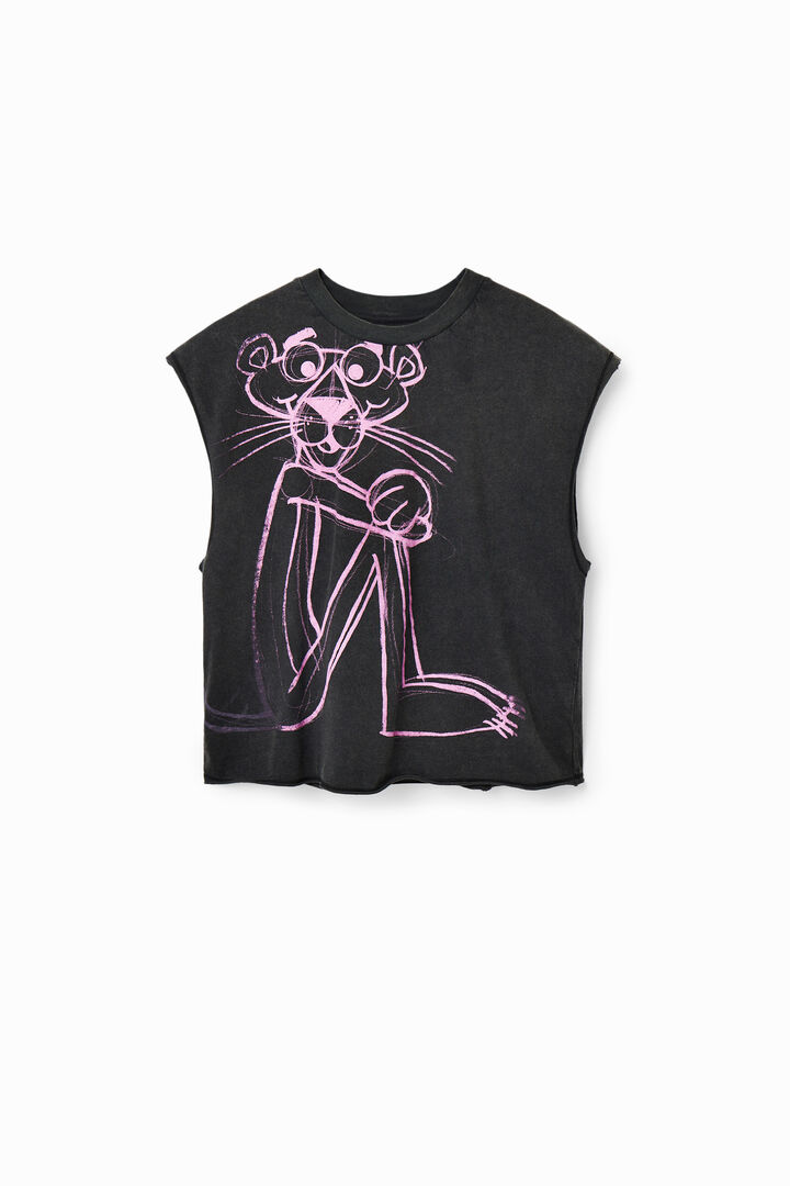 Pink Panther sleeveless T-shirt | Desigual