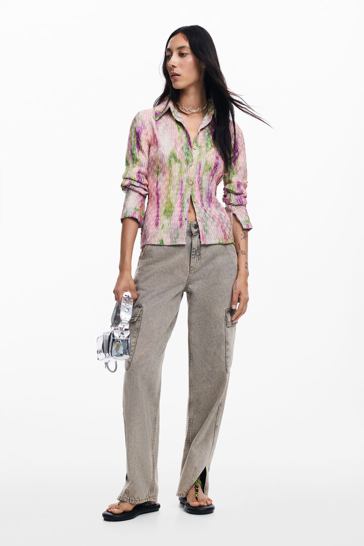 Blusa acuarela difuminada | Desigual